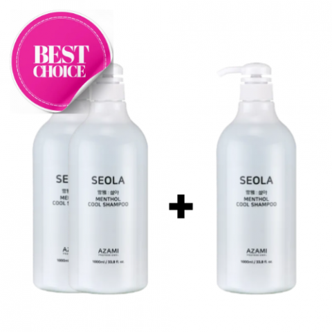 아자미 설아 멘톨 쿨샴푸 (2+1 프로모션)