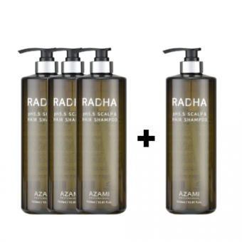 아자미 라다 PH5.5 스칼프&헤어샴푸 (약산성) (3+1 프로모션)