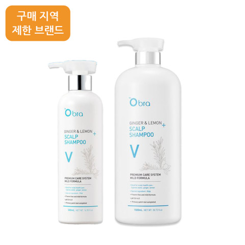 헤어보톡스 오브라 진저 앤 레몬 볼륨 샴푸 500ml