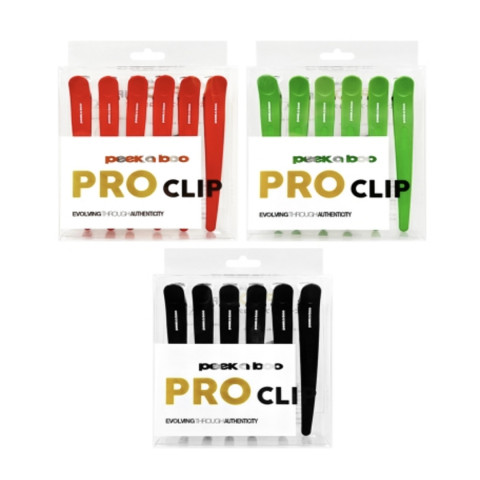 피카부 프로클립 헤어 핀셋 6P 3종 택1 (일본 직수입)