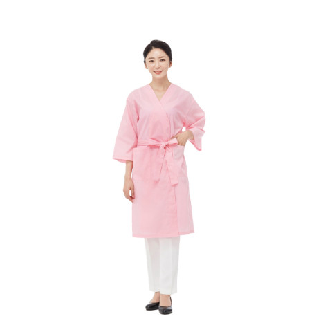 라인 시험용 손님가운 (핑크)