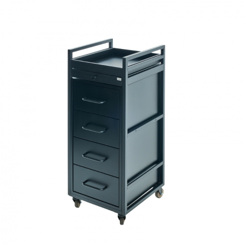 엔켈 아이언우드 트레이 정리대 올블랙 에디션