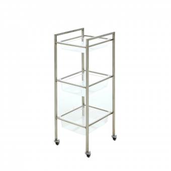 엔켈 써티3단 트레이 정리대 (실버)